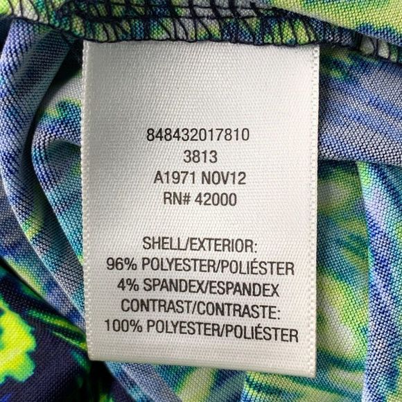 Bongo Size 1X Plus Jr Maxi Dress Tribal Athnic Print Vneck Plunge Short Sleeve 4 - Picture 8 of 10